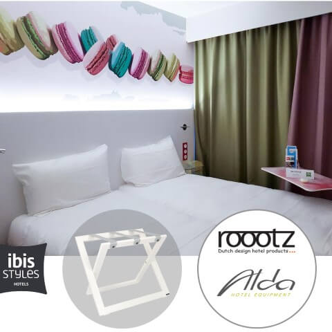 White luggage racks | Roootz Hotel Products