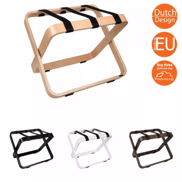 Luggage rack for hotels wood