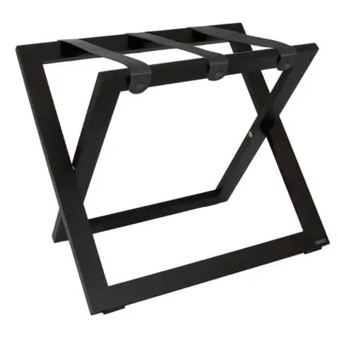 Hotel Luggage Rack Black Nylon straps ROOOTZ