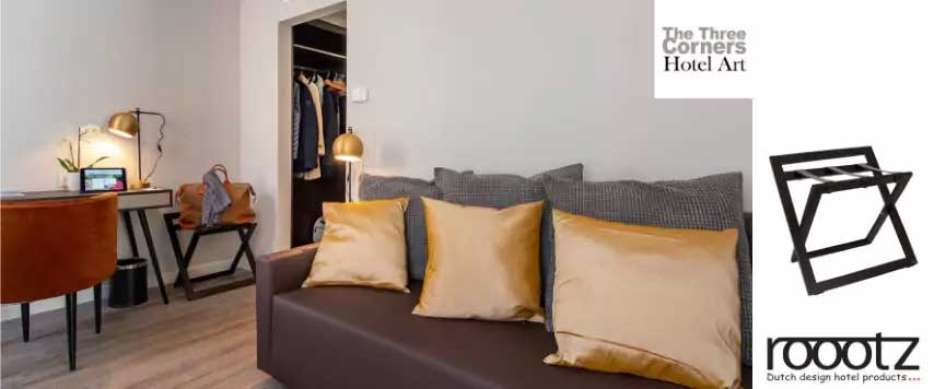 porte-bagages noir pour hôtel à Budapest