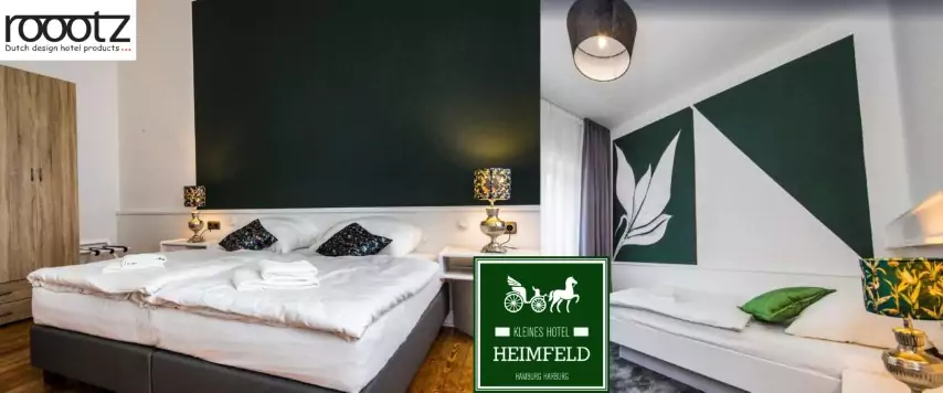 Porta valigie bianchi per hotel Heimfeld in Germania