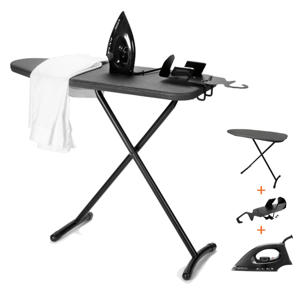 Compact ironing board wardrobe