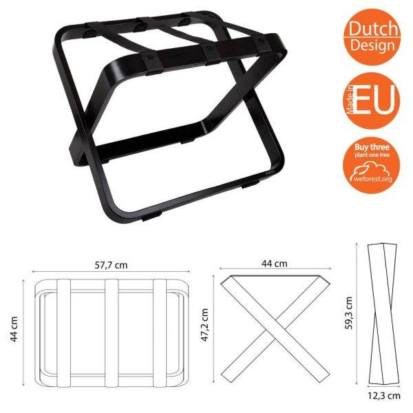 Luggage Rack for hotelrooms Roootz Dutch Design Hotel Products