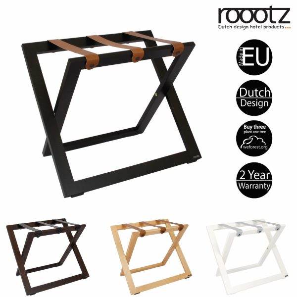 Luggage Rack Roootz Compact Wood