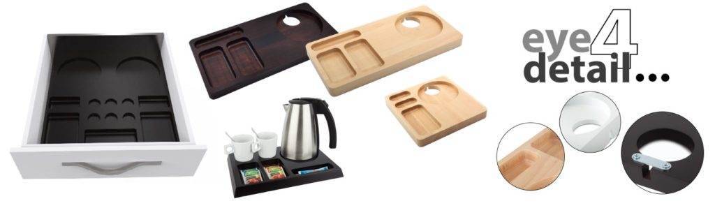 Welcome Tray Wood for Hotel Benefits