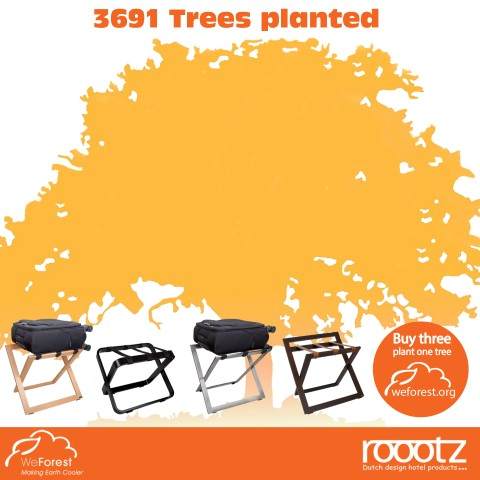 Roootz dona a WeForest la venta de portamaletas