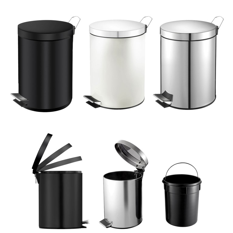 Poubelles à pédales pour hôtels