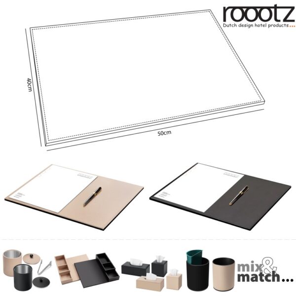Desk pad for hotels