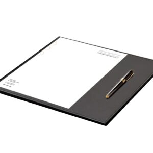 Protector de escritorio para hotel, negro