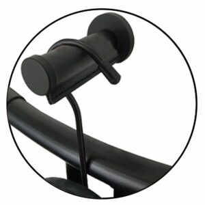 Luxury leather wall hook for hanging the ironing board in the hotel room
